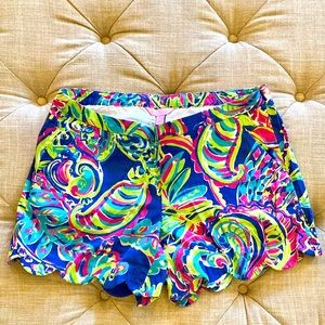 EUC Lilly Pulitzer size 4 buttercup hem shorts